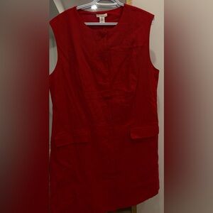 H&M Red Sleeveless Dress
